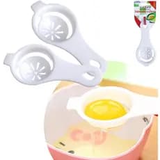 Separador De Gema De Plastico Branco 14cm