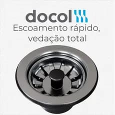 Válvula de Pia Ralo de Pia Americana Docol Ralo Cozinha Ralo Cuba Ralo Aço Inox 3.1/2 Ralo Moderno
