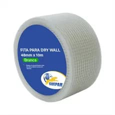 Fita Telada Drywall Gesso Auto Adesivo 48mmX10m Guepar
