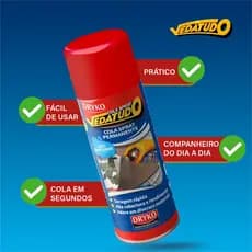 Cola Spray Permanente Couro Sapatos Carpetes Drykoprimer