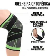 Joelheira De Compressão Tensor Joelho Reforço Patelar