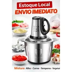 2L-3L Picador De Alimentos Moedor De Carne Mixer Elétrica Processador Cozinha Casa Alho - 110v-220v