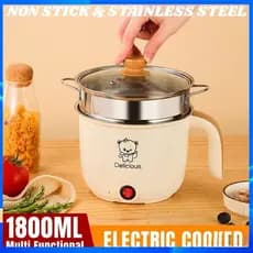 1.8L Panela De Arroz Elétrica Multi-Camadas/De Dupla Camada Dormitório Doméstico Funções