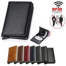Carteira Do Futuro Porta Cartões Com Proteção Rfid Antifurto