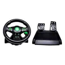 Controle Volante Gamer 4x1 com Vibração para Ps3 Ps2 Xbox 360 Pc