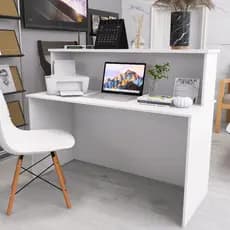 Balcão Para Recepção Organizador Branco