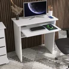 Escrivaninha Computador X Estudo Home Office Mesa Branco