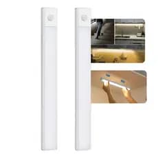 Kit 2 Luminárias Barra Led 40cm Sensor Recarregável USB Slim
