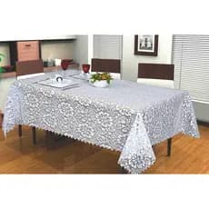 TOALHA DE MESA EM RENDA GROSSA 2,20m x 1,45m - MARCA: ROMANCE