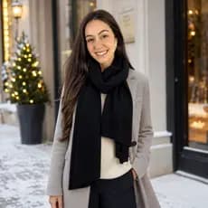 Cachecol Peluciado Feminino Térmico Frio Inverno Flanelado