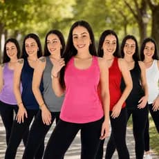 Regata Dry Fit Feminina Nadadora Academia Treino Crossfit Corrida Dia a Dia