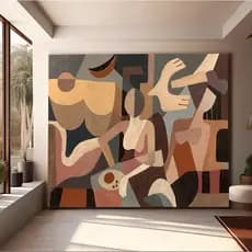 Quadro Decorativo Abstrato Moderno Gigante 1,10x80cm. Decore Sala,Copa,Quarto,Escritórios,Hall áreas afins