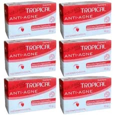 6 Un. Sabonete Barra Anti-acne - Tropical 100g