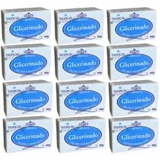 12 Un. Sabonete Barra Glicerinado Neutro - Tropical 90g