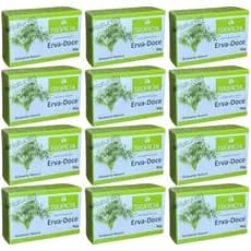 12 Un. Sabonete Barra Erva Doce - Tropical 90g
