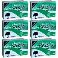 6 Un. Sabonete Barra Aroeira - Tropical 100g