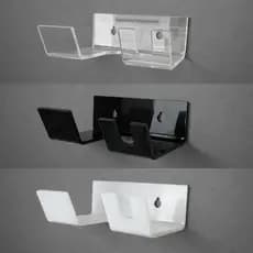 Suporte Secador Acrílico Cristal Transparente 4mm Organizador Profissional