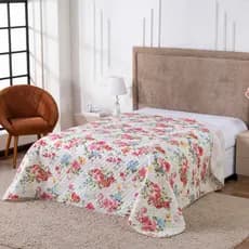 Promoção Cobre Leito Casal Avulso Matelado Ultrassônico Diversas Estampas e Cores Lisas