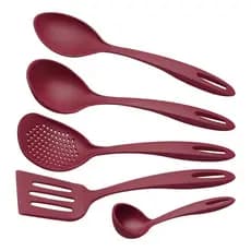 Jogo De Utensílios em Nylon Ability Vermelho 05 Peças 25199/707 - Tramontina