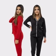 KIT 2 Pijama Americano de Inverno/ Pijama Feminino/ Pijama de Frio