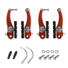 Freio vbrake nylon vermelho 110mm com sapata pino 70mm Paco