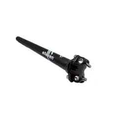 Canote Aluminio 27.2 X 400mm preto off set 0 mm