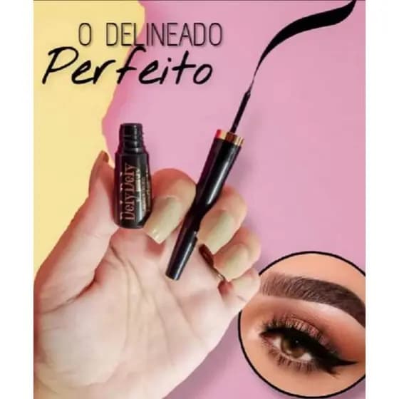 Delineador Preto a Prova D’agua Dely Dely