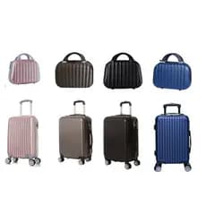 Mala De Bordo 10kg + Frasqueira Viagem Rodinhas 360° ABS