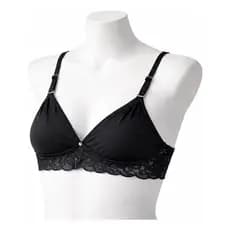 Sutiã Leve Sem Bojo Ajuste Natural Feminino