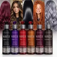Shampoo Tonalizante Escurecedor S/ Amônia 100% Natural Matizze