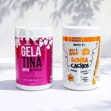 Gelatina Capilar + Creme de Pentear Bomba de Cachos Super Definição 1kg