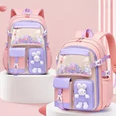 Mochila infantil multifuncional, grande capacidade, à prova d'água, adequada para estudantes/escola, estilo leve 5105