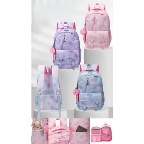 Mochila infantil multifuncional, grande capacidade, à prova d'água, adequada para estudantes/escola, estilo leve 6016