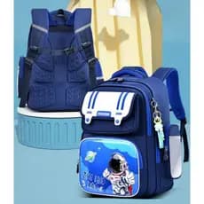 Mochila infantil astronauta meninos meninas protecäocume reduzir carga saco de escola primaria 9307