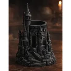 ⚡ MINI - Porta-Canetas Hogwarts | Organizador de Mesa em Impressão 3D