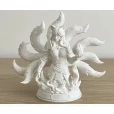 🦊 Ahri - Estátua Colecionável em Impressão 3D | Figura Decorativa Gamer