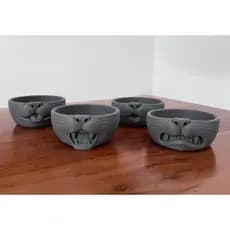 😾 Tigela Gato Mal-humorado | Comedouro para Gatos | Alimentador Pet | Impressão 3D