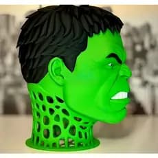 SUPORTE PARA FONE HULK Busto Personalizado do Incrível Hulk – Impressão 3D de Alta Qualidade