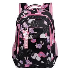 Mochila Infantil Escolar Colorida Desenho Animado Grande Resistente para Menino Menina Escola Passeio