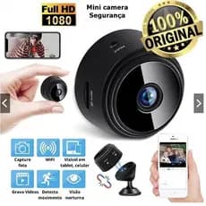 Câmera de Segurança Mini A9 Original S/ Fio c/ Suporte HD Monitoramento