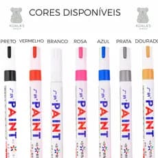 Canetas Permanente Pintura A Prova D'água Paint Marker Multiuso