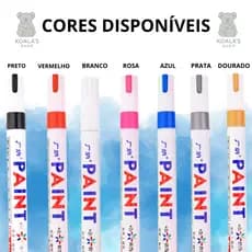 Canetas Permanente Paint Pintura A Prova D'água Multiuso Maker