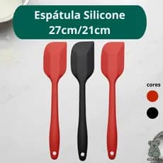 Espátula Pão Duro Silicone Para Cozinha 21/27cm Resistente Antiaderente