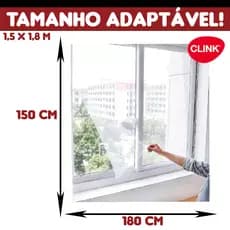 kit 4 Super Tela Mosquiteira Janela Ajustável Anti Insetos