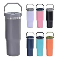 Garrafa Copo Térmico Sports Carro Inox Água 900ml Camping AZUL