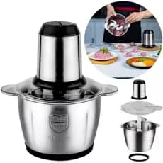 Triturador Industrial Alimentos Carne Eletrico 3 litros Aço 110v
