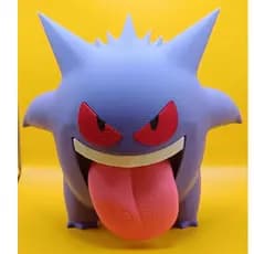 [MELHOR QUALIDADE] Pokémon Gengar boneco action figure impressão 3D
