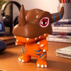 Action Figure Digimon Greymon Chibi Impressão 3D