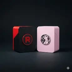 Deckbox para Pokémon TCG Caixa para até 60 Cartas com Sleeve + Compartimento para Dados e Marcadores