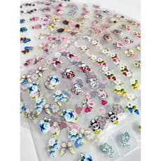 LANÇAMENTO!!! Kit com 45 CARTELAS DE PELICULAS 3D para unhas